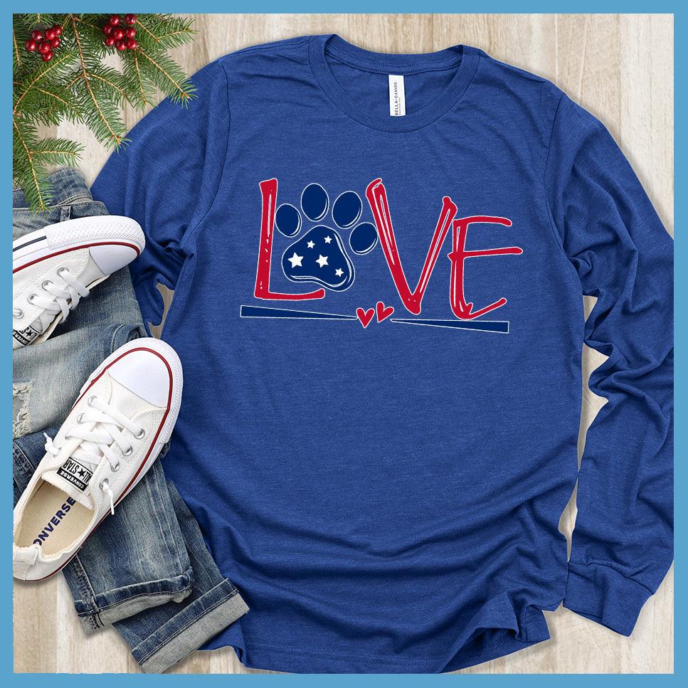 Dog Love Colored Print Version 2 Long Sleeves - Brooke & Belle