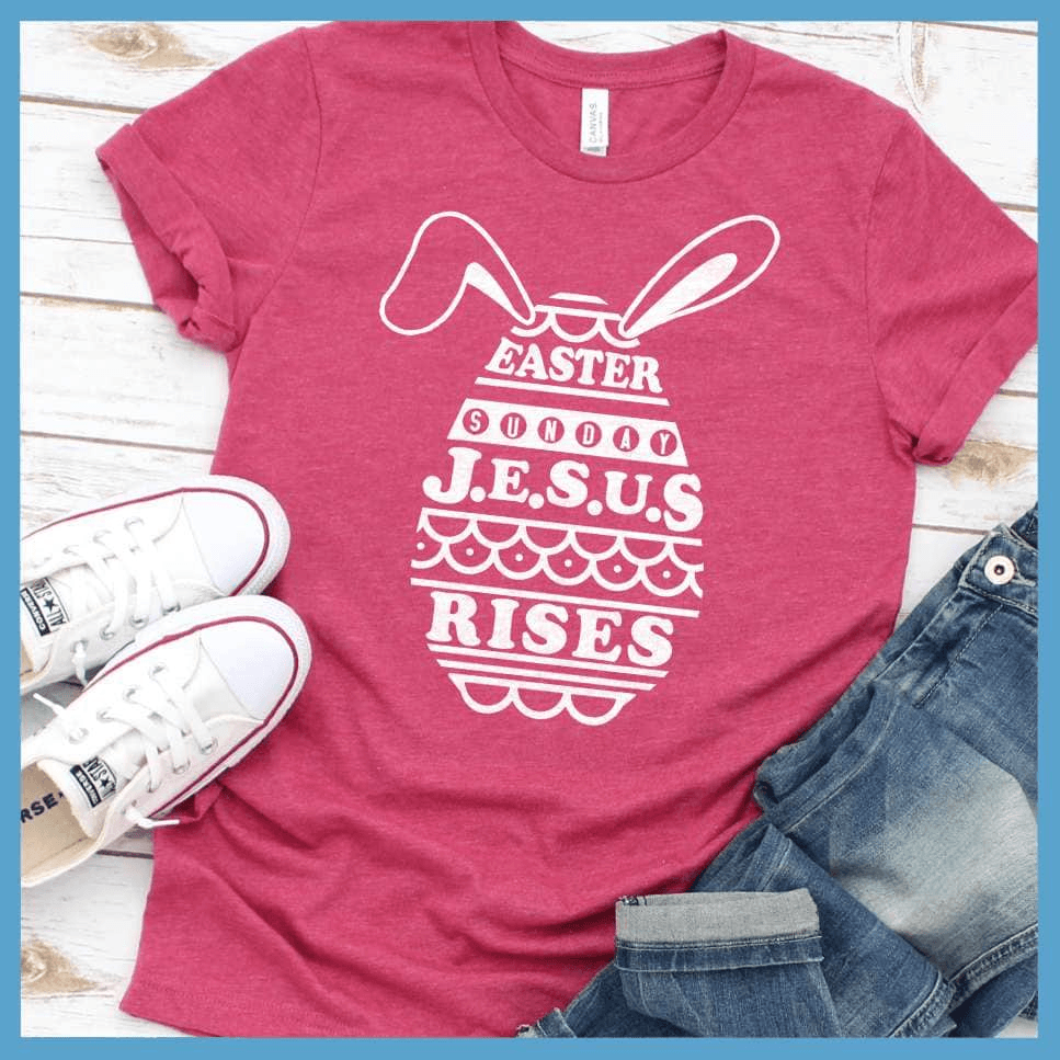 Jesus Rises - Easter Egg Bunny T-Shirt - Brooke & Belle