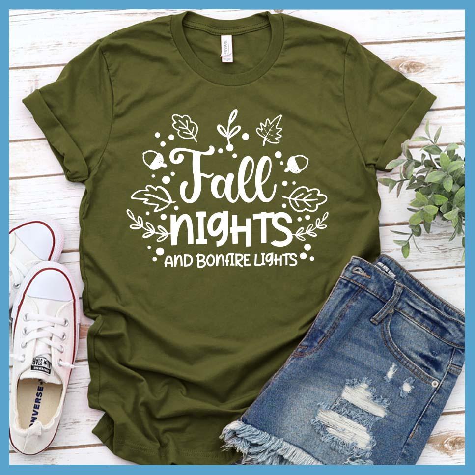 Fall Nights Bonfire Lights T-Shirt - Brooke & Belle