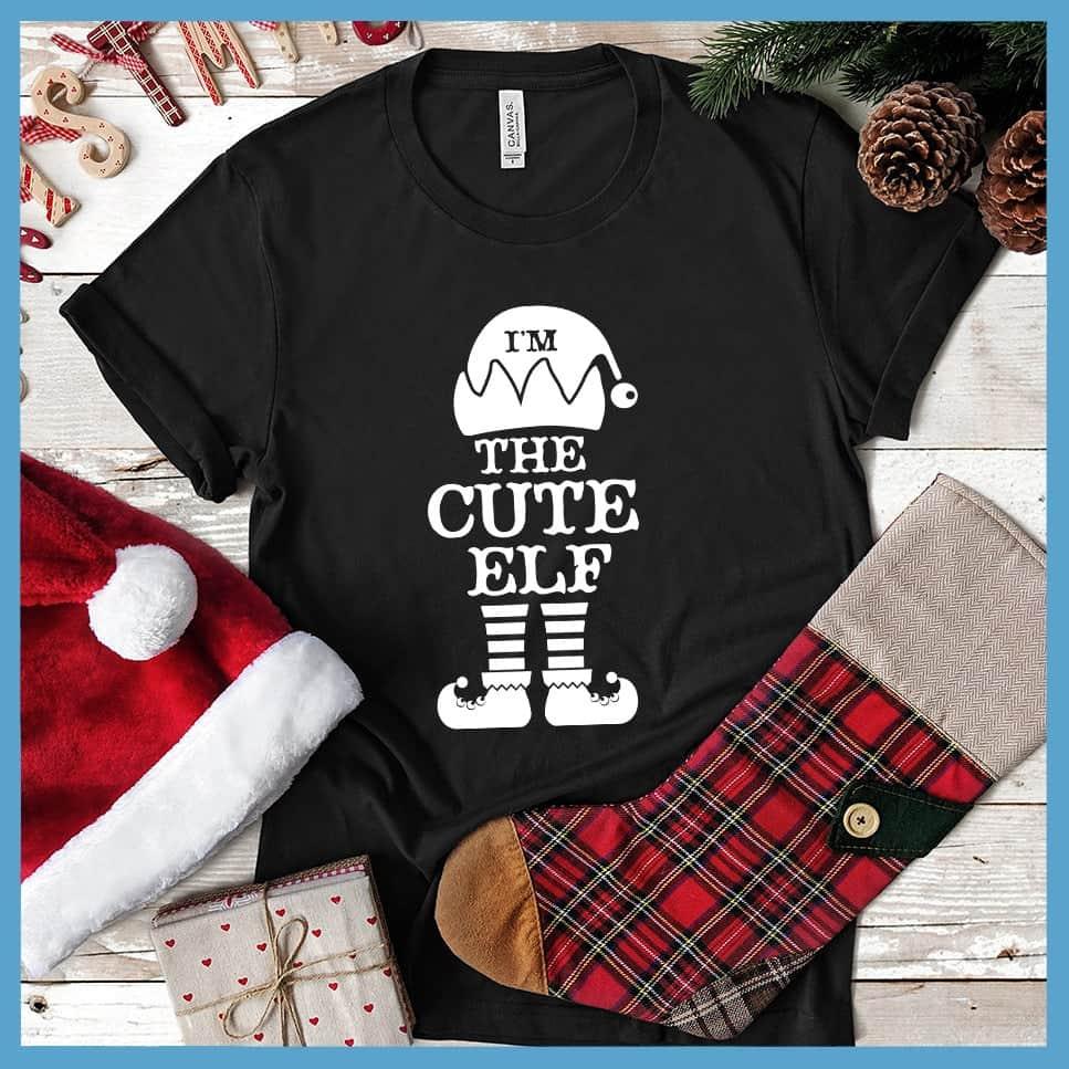 Cute Christmas Elf Family Group T-Shirt