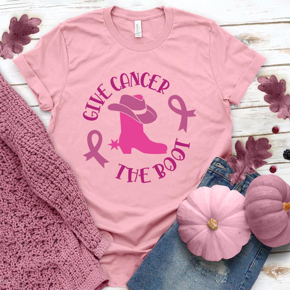Give Cancer The Boot Version 3 Colored Edition T-Shirt - Brooke & Belle