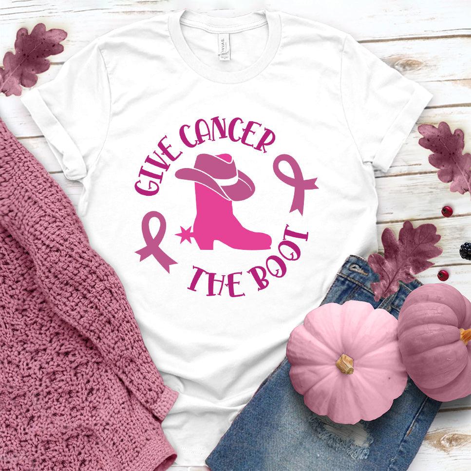 Give Cancer The Boot Version 3 Colored Edition T-Shirt - Brooke & Belle