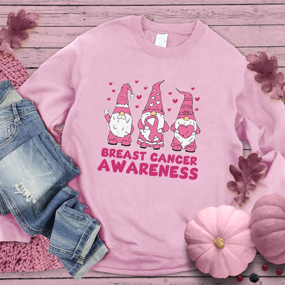 Gnomes Breast Cancer Awareness Colored Edition Sweatshirt - Brooke & Belle