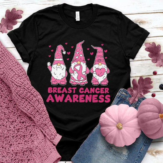 Gnomes Breast Cancer Awareness Colored Edition T-Shirt - Brooke & Belle
