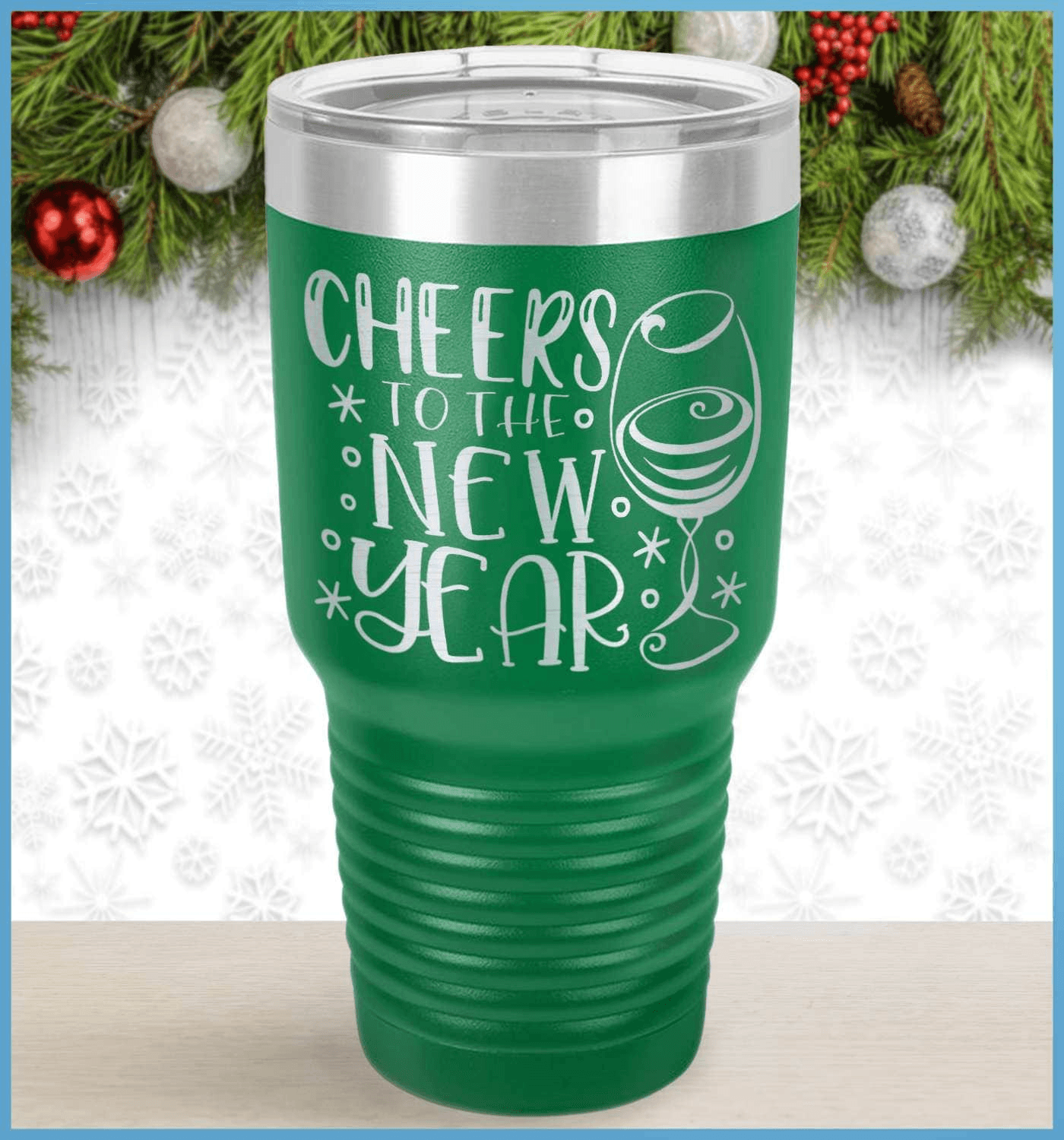 New Year's Tumbler: Cheers To The New Year! - Brooke & Belle