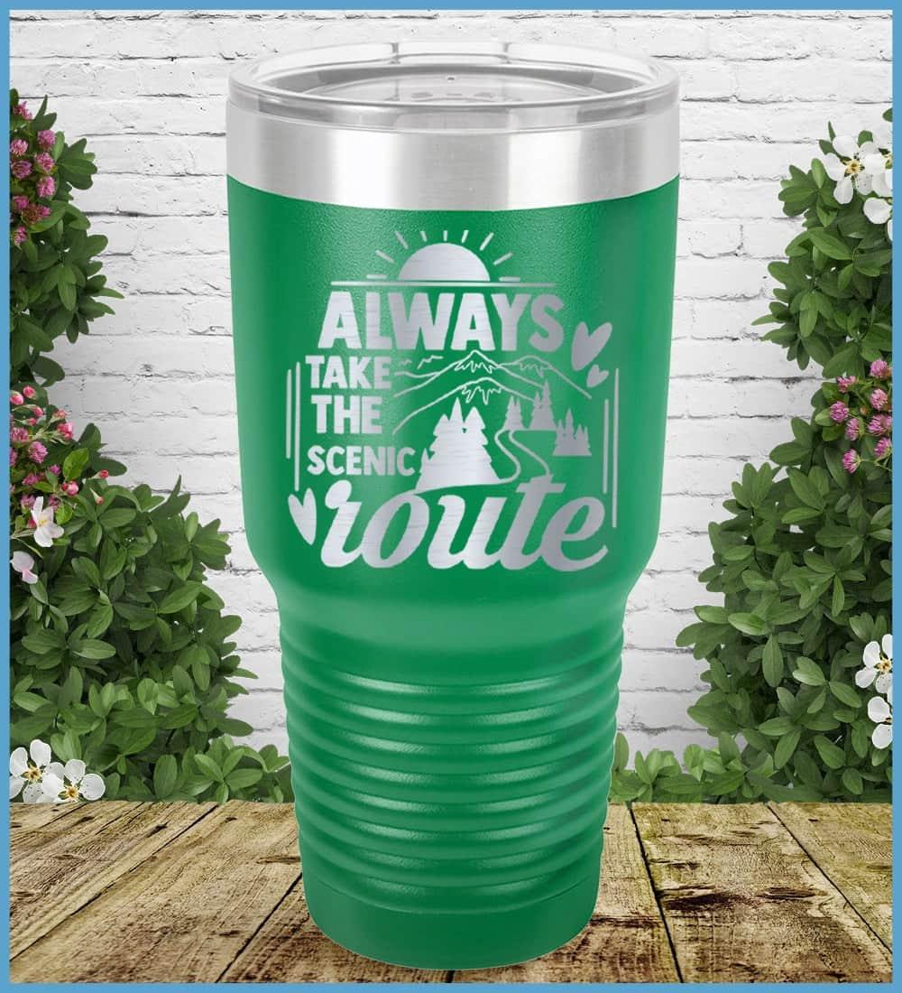 Always Take The Scenic Route Tumbler - Brooke & Belle
