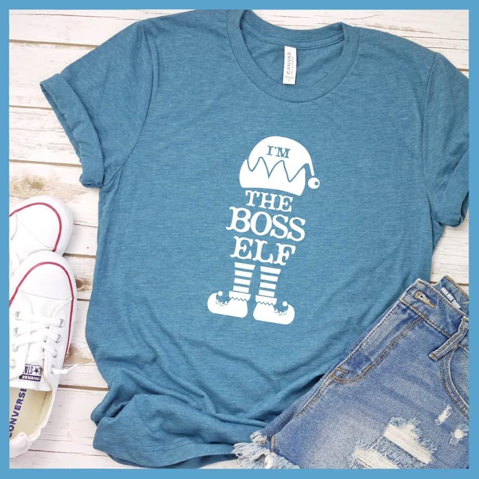 Boss Christmas Elf Family Group T-Shirt