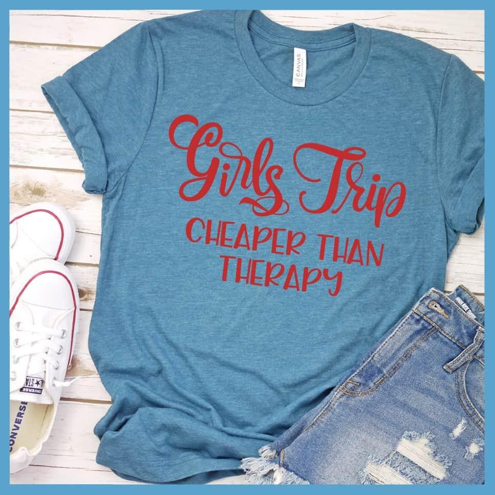 Girls Trip Colored Print Christmas Version T-Shirt