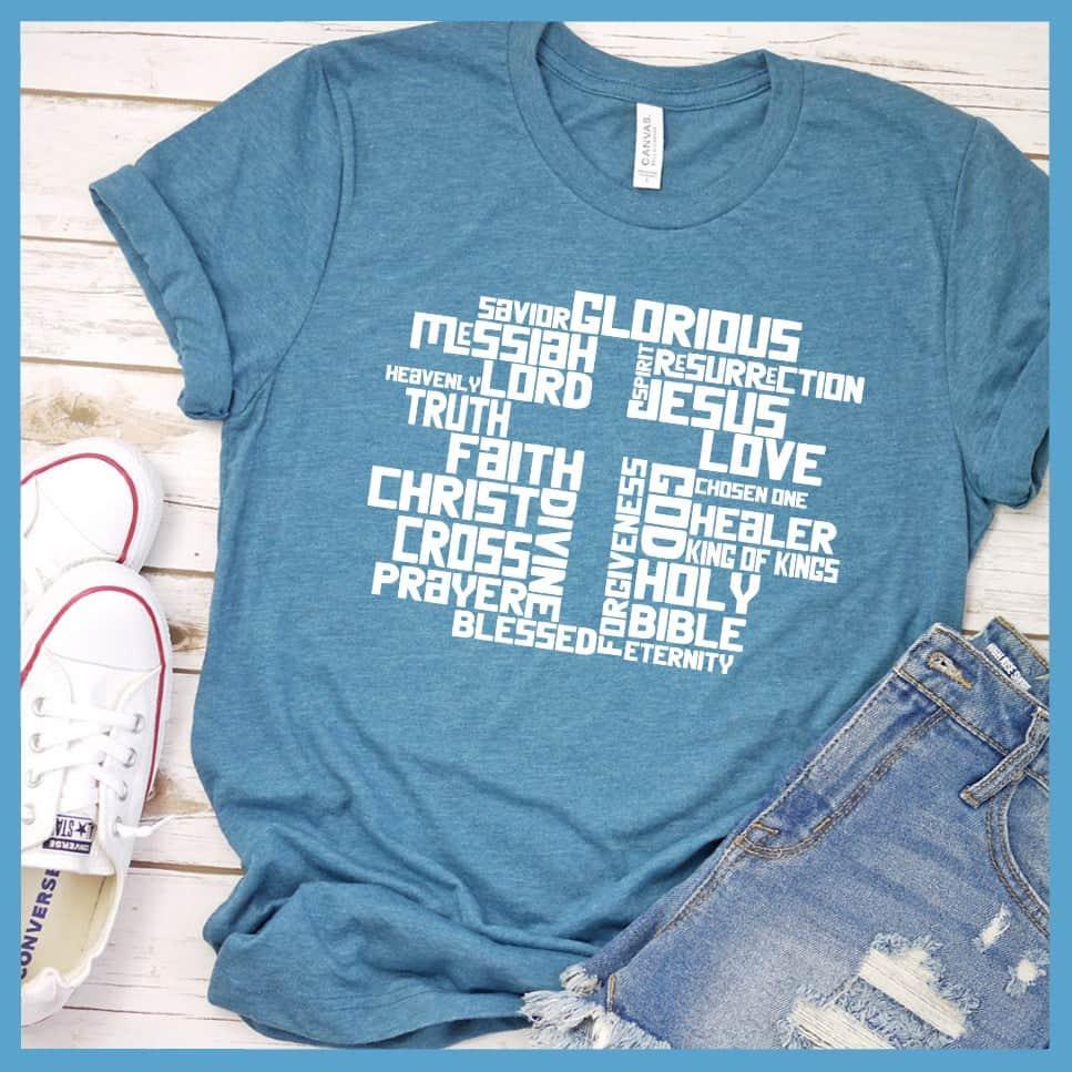 Christmas Cross Collage Version 2 T-Shirt - Brooke & Belle