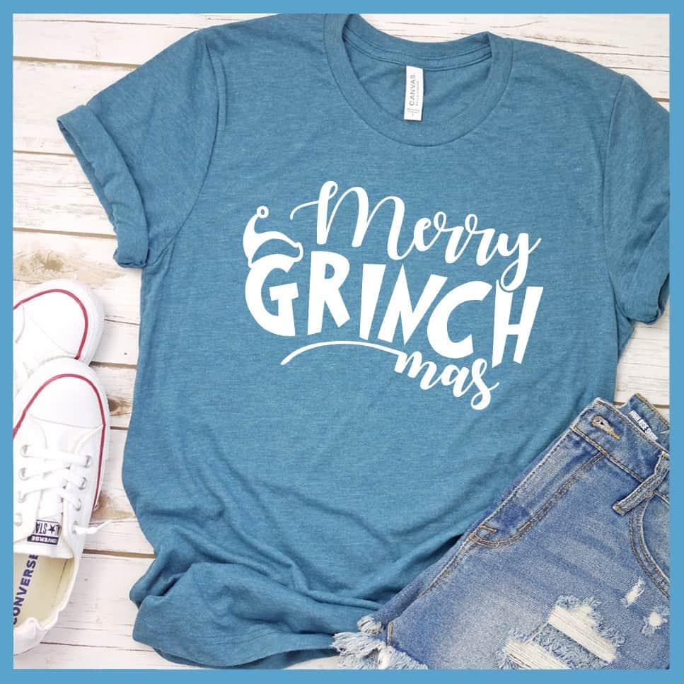 Merry Grinchmas Matching Christmas Family T-Shirt - Brooke & Belle