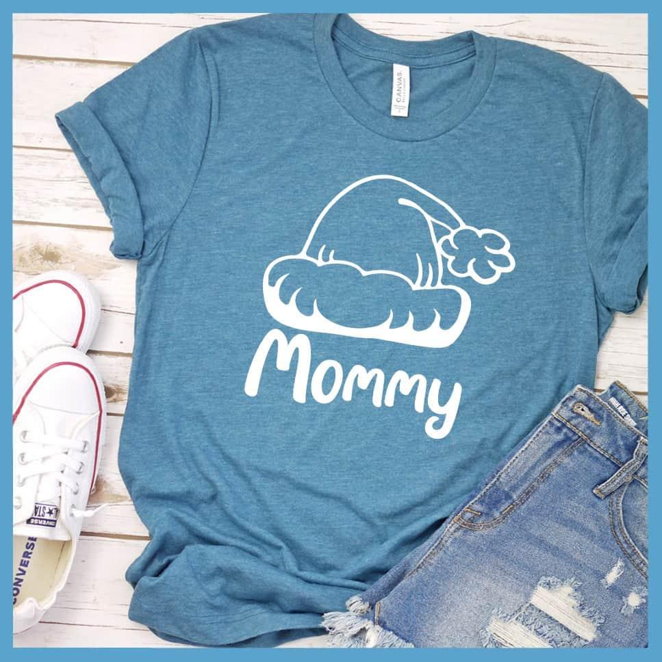 Mommy's Santa Hat Matching Family Christmas T-Shirt - Brooke & Belle