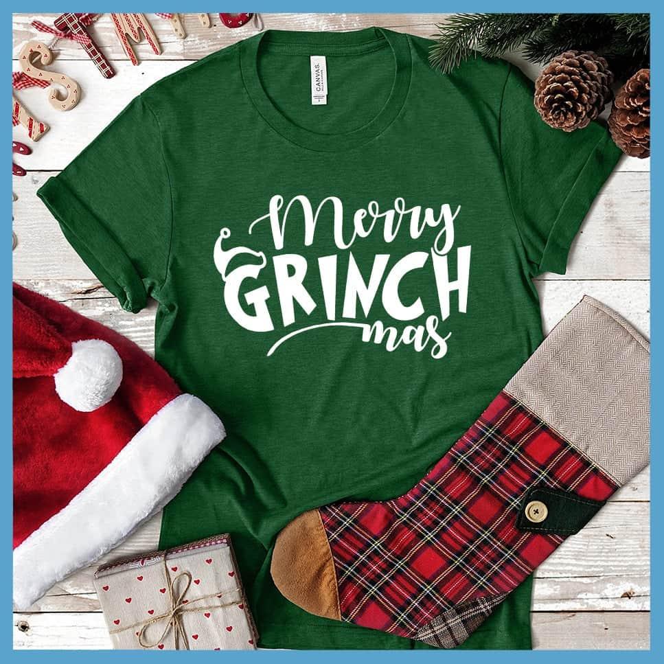 Merry Grinchmas Matching Christmas Family T-Shirt - Brooke & Belle