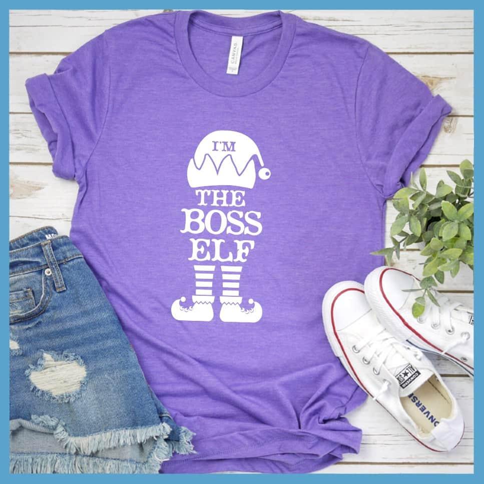 Boss Christmas Elf Family Group T-Shirt