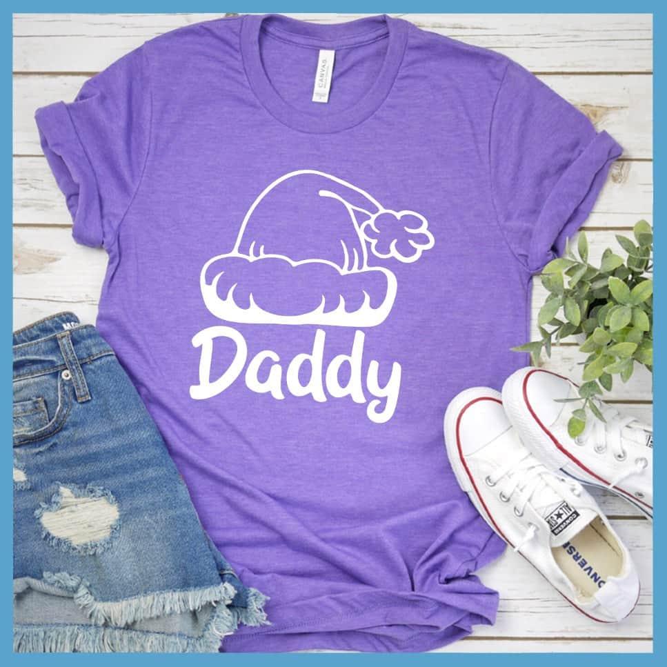 Daddy's Santa Hat Matching Family Christmas T-Shirt