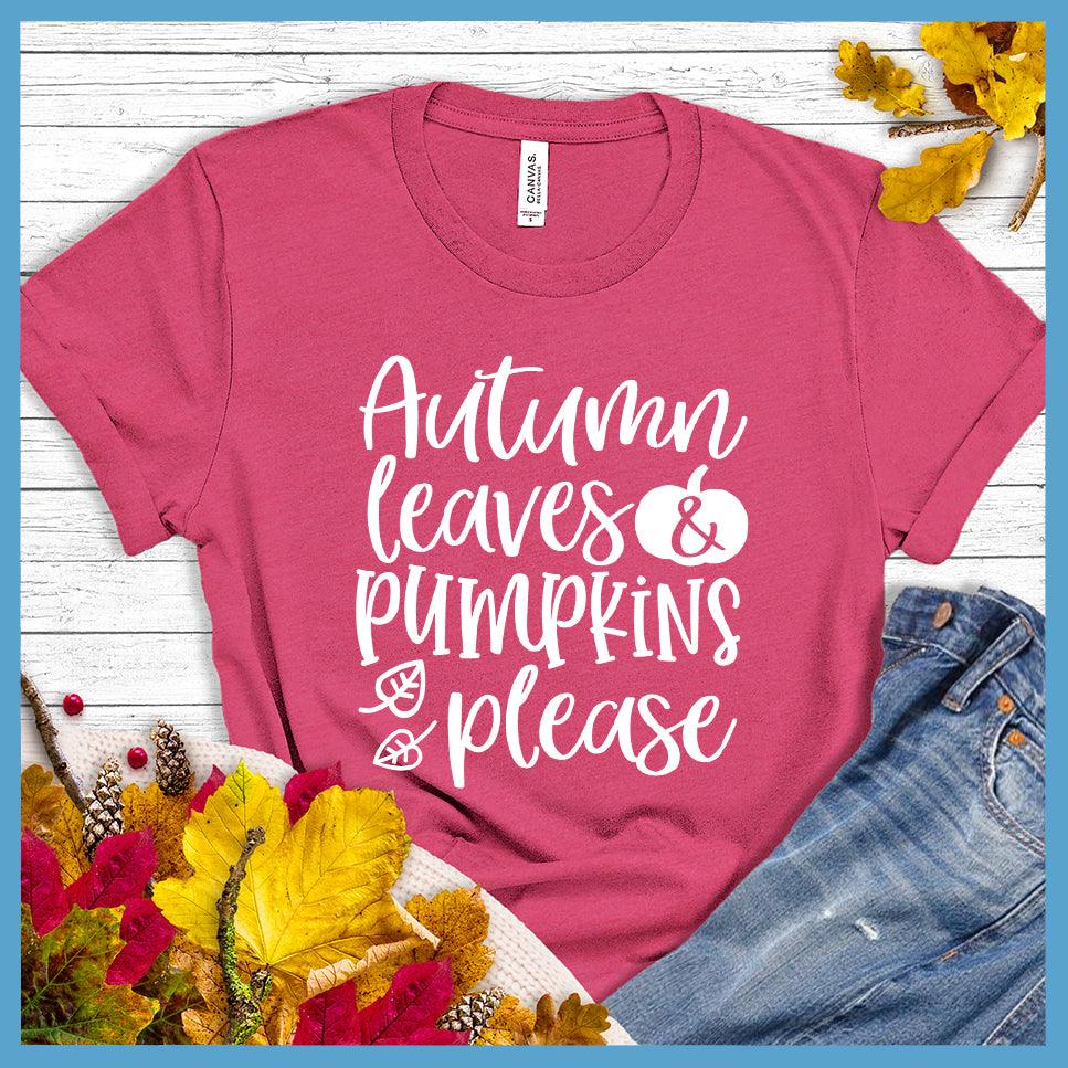 Autumn Leaves & Pumpkins Please T-Shirt - Brooke & Belle