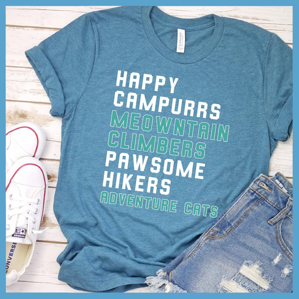Happy Campurrs Colored Print T-Shirt