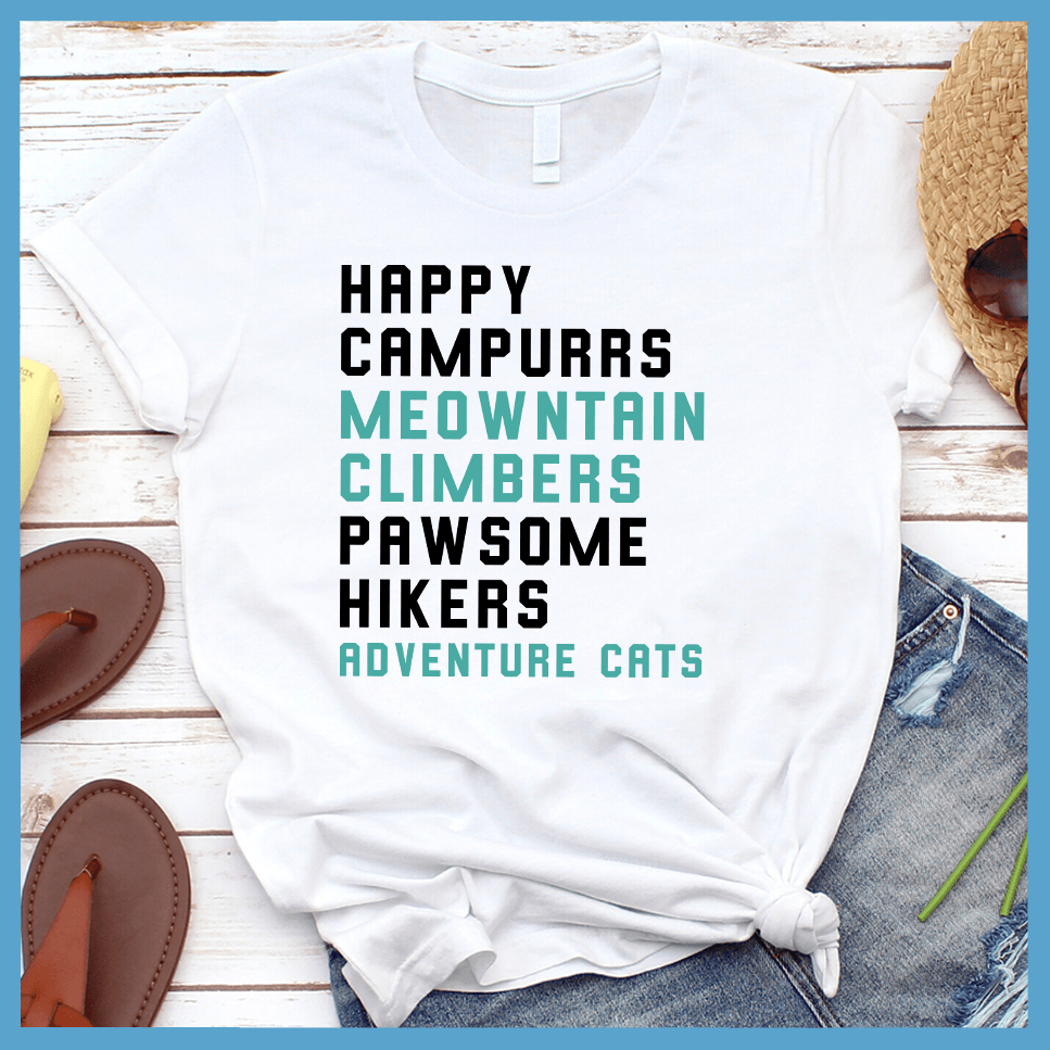 Happy Campurrs Colored Print T-Shirt