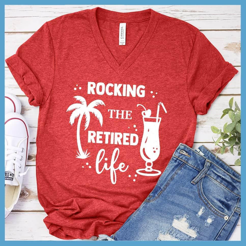 Rocking The Retired Life V-Neck - Brooke & Belle