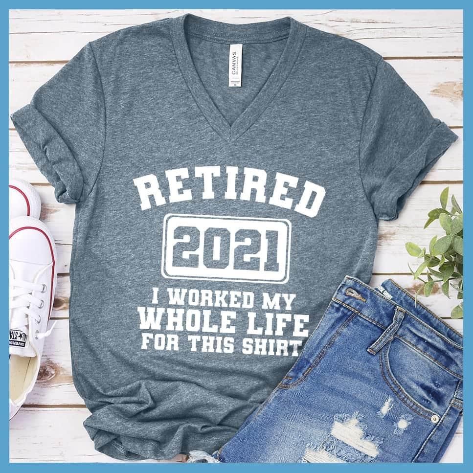 Retired 2021 V-neck - Brooke & Belle