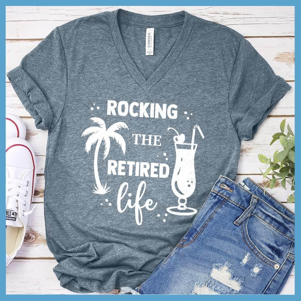 Rocking The Retired Life V-Neck - Brooke & Belle