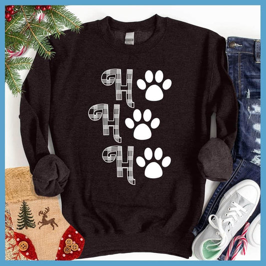 HOHOHO Paws Sweatshirt - Brooke & Belle