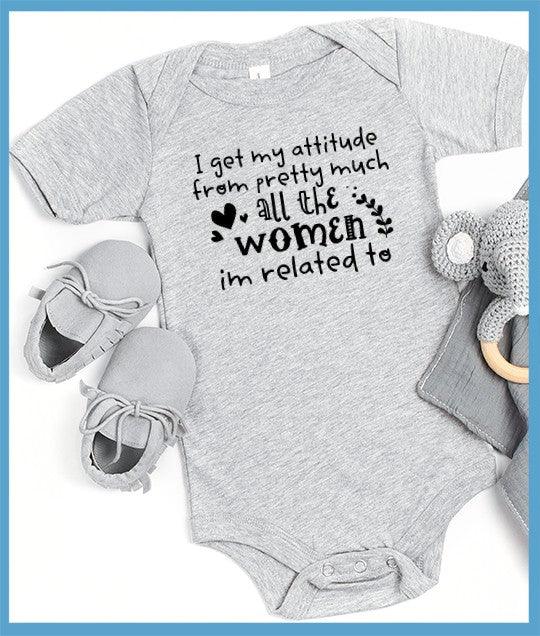 I Get My Attitude Onesie