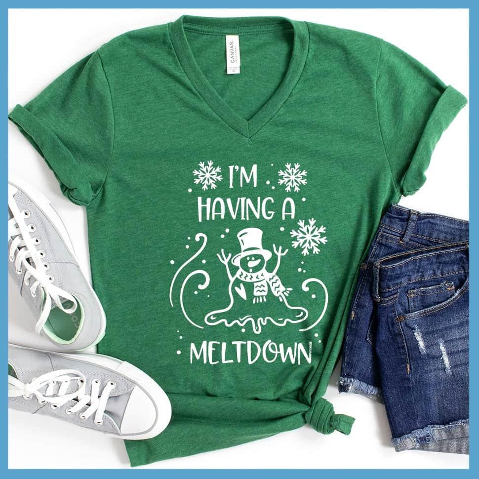 I'm Having A Meltdown V-Neck - Brooke & Belle