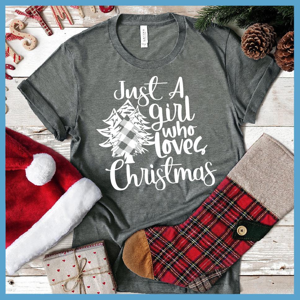 Just A Girl Who Loves Christmas T-Shirt - Brooke & Belle