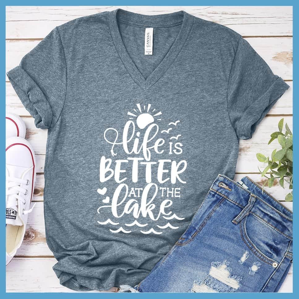 Life Is Better At The Lake V-neck