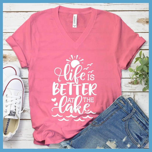 Life Is Better At The Lake V-neck - Brooke & Belle