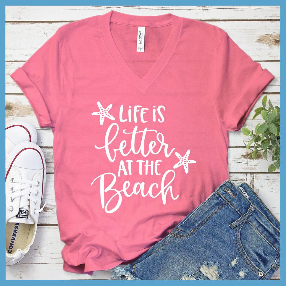 Life Is Better At The Beach V-neck - Brooke & Belle