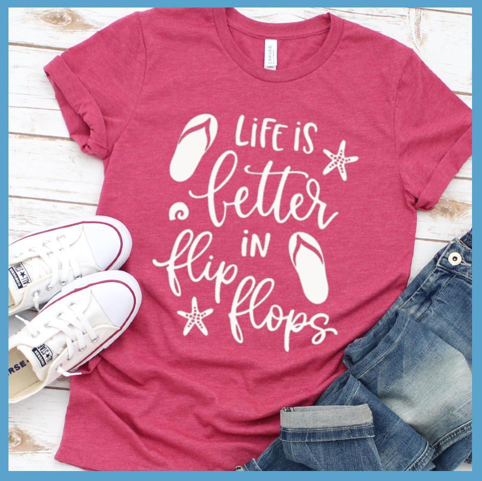 Life Is Better In Flip Flops T-shirt - Brooke & Belle