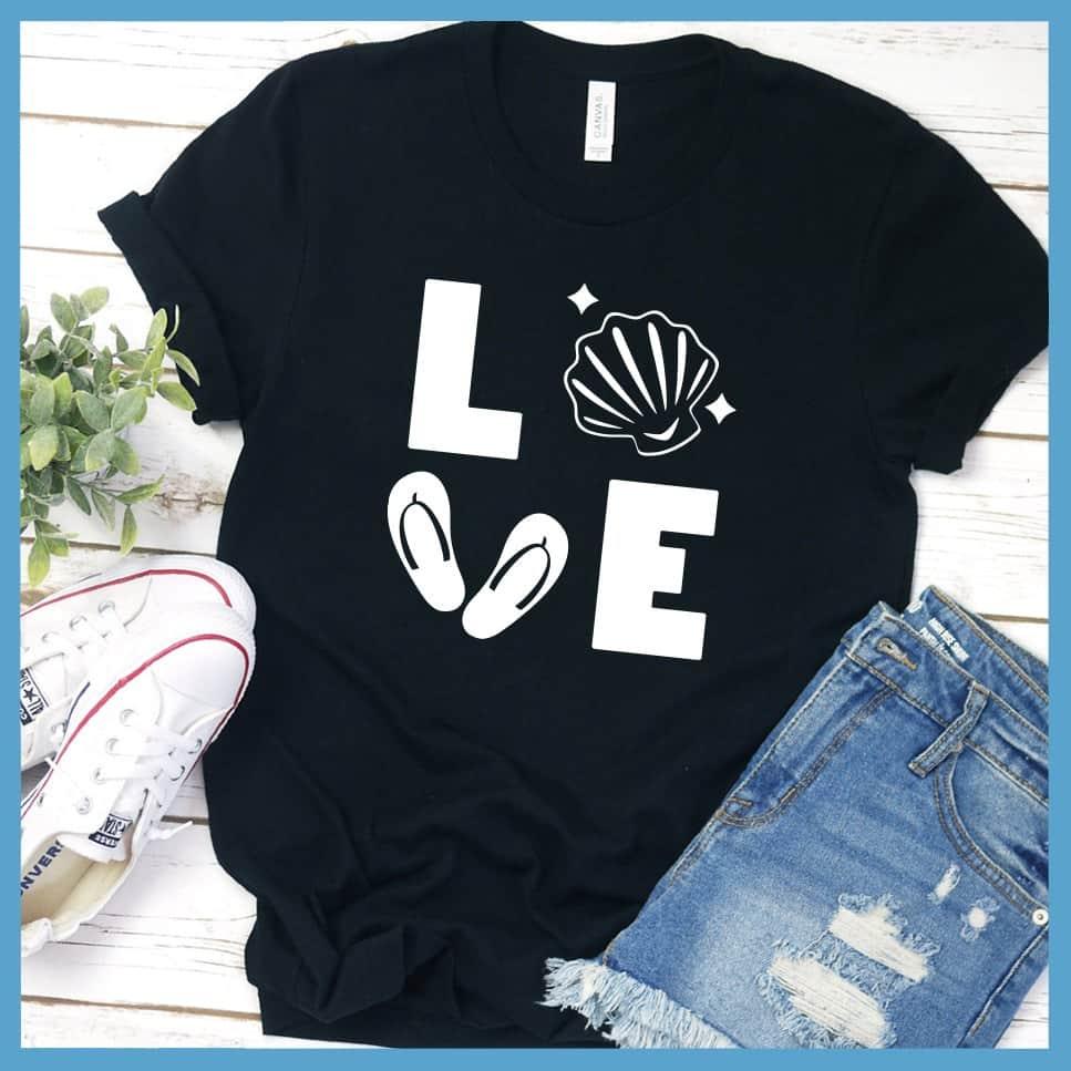 Love Beach Flip Flop T-Shirt - Brooke & Belle