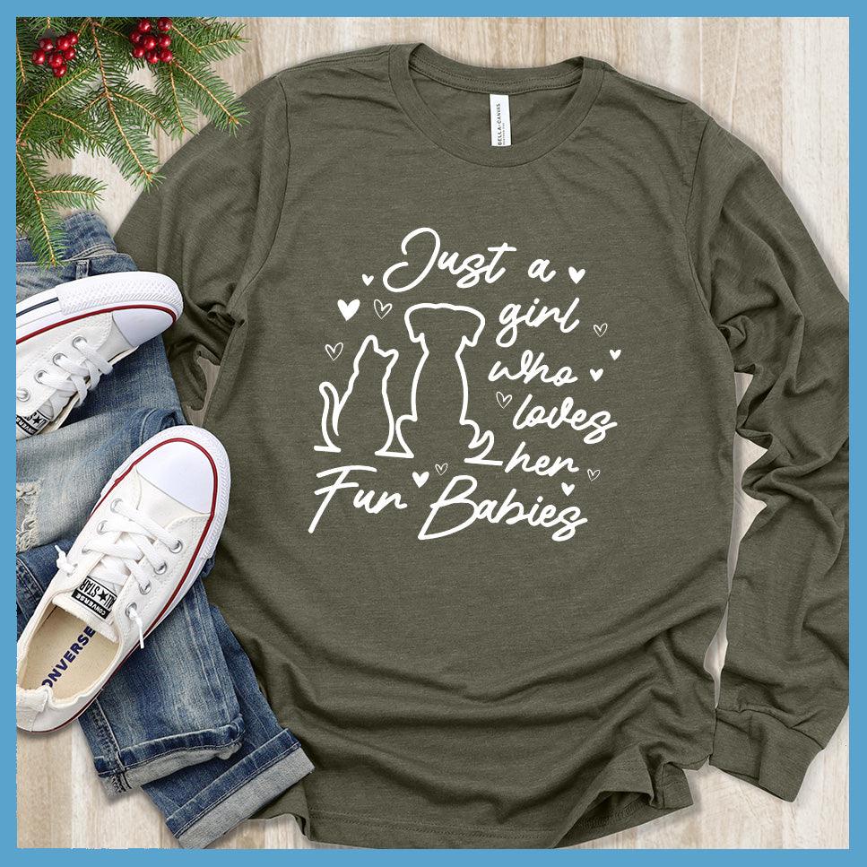 Just A Girl Who Loves Her Fur Babies Long Sleeves - Brooke & Belle