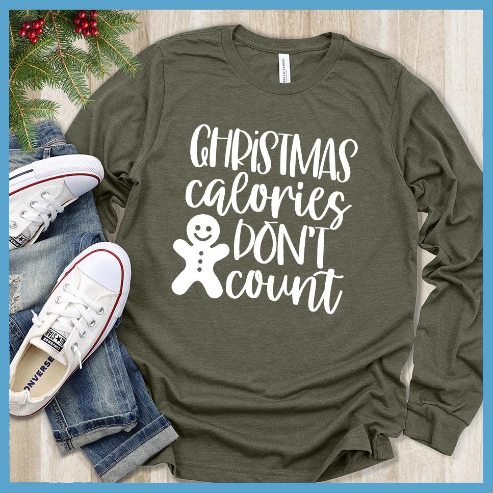 Christmas Calories Don't Count Long Sleeves - Brooke & Belle