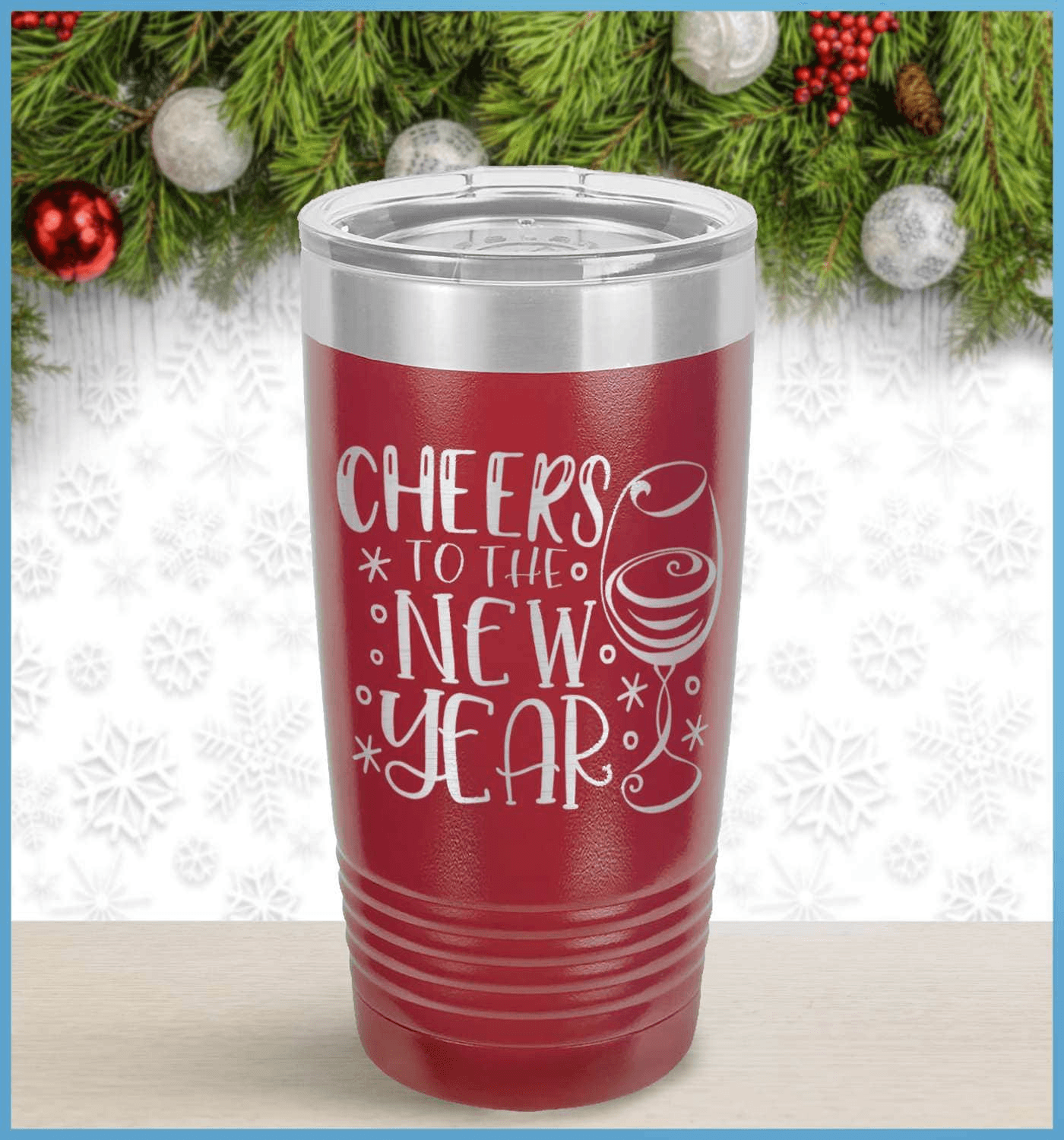 New Year's Tumbler: Cheers To The New Year! - Brooke & Belle