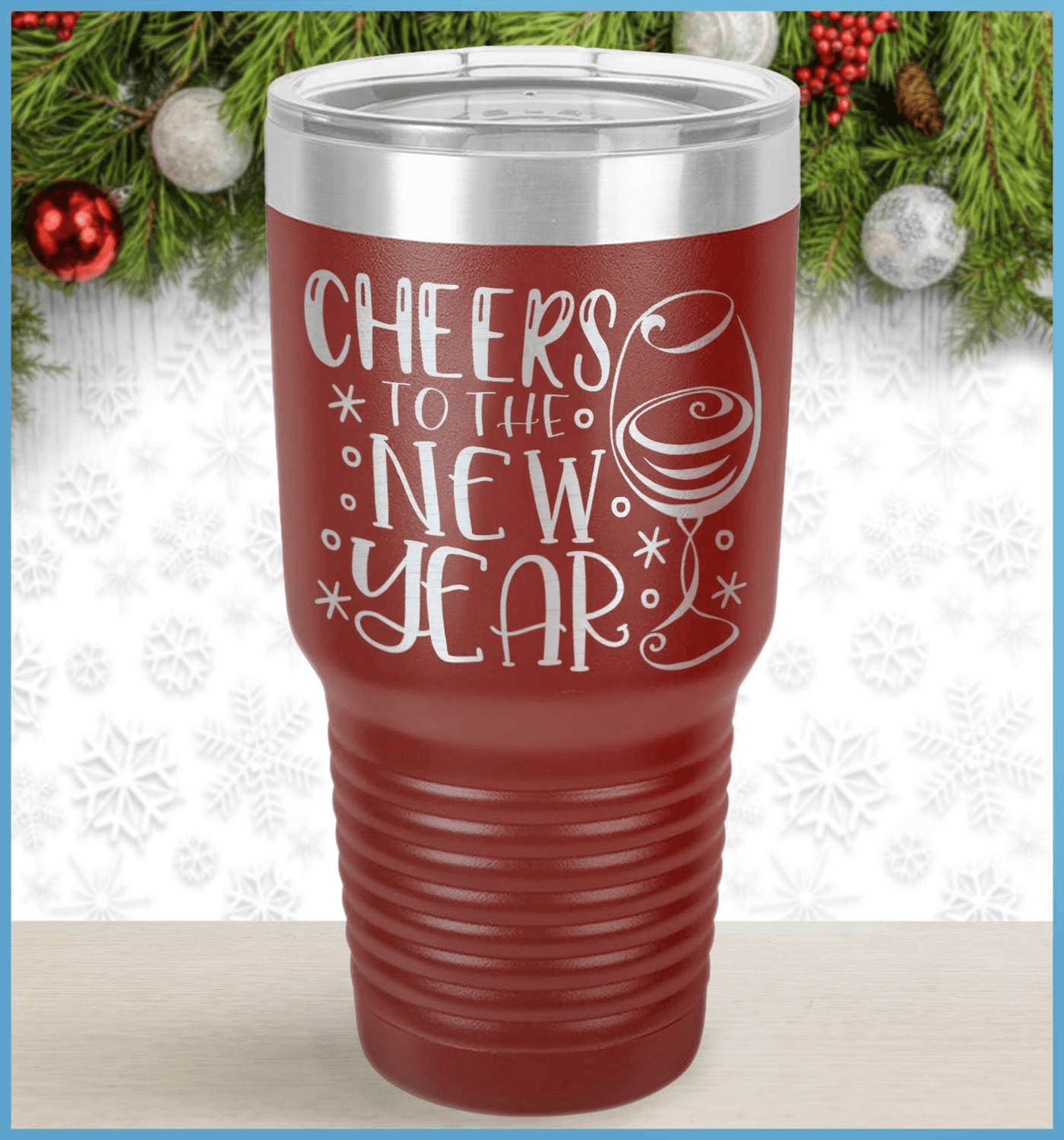 New Year's Tumbler: Cheers To The New Year! - Brooke & Belle