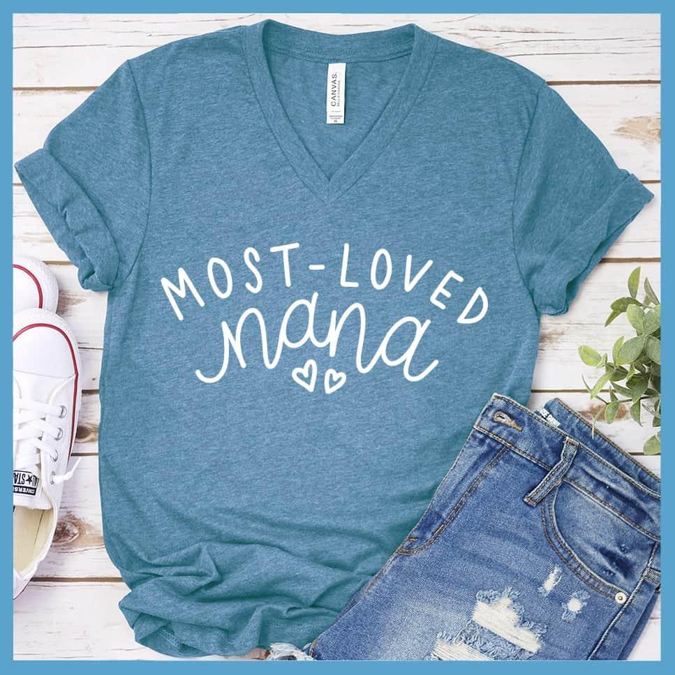 Most Loved Nana V-neck - Brooke & Belle