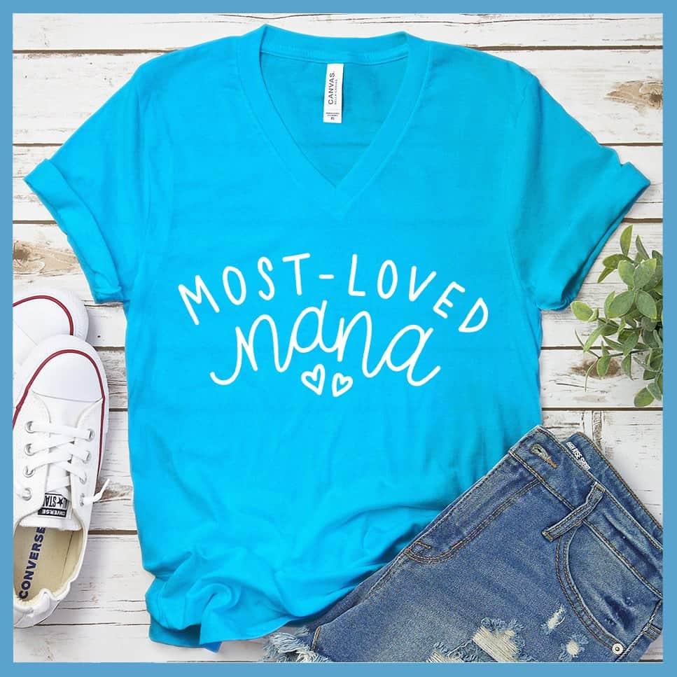Most Loved Nana V-neck - Brooke & Belle