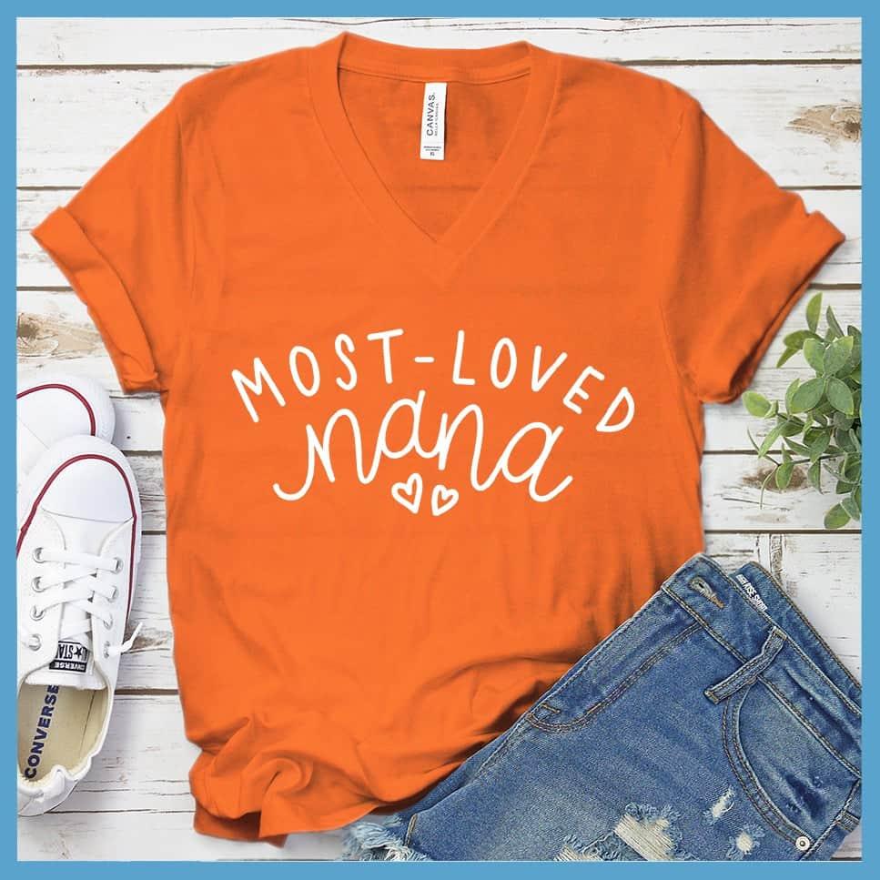 Most Loved Nana V-neck - Brooke & Belle