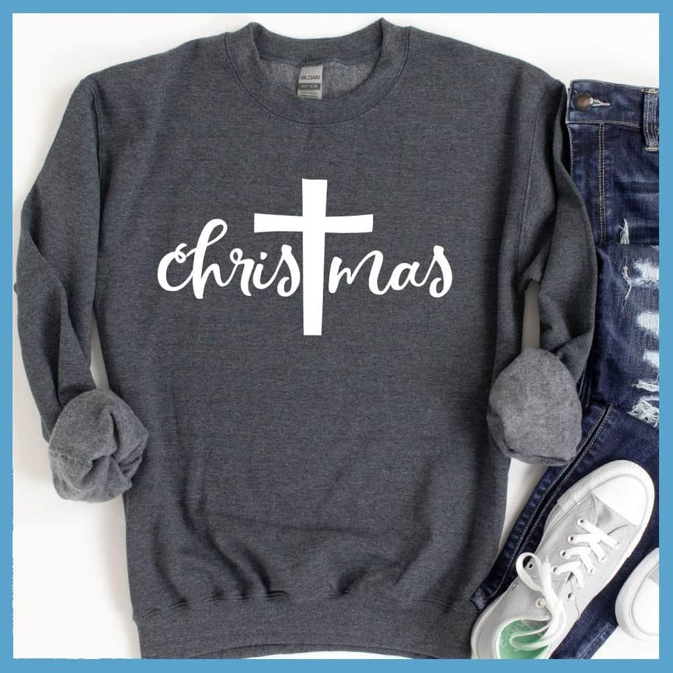 Christmas Cross Sweatshirt