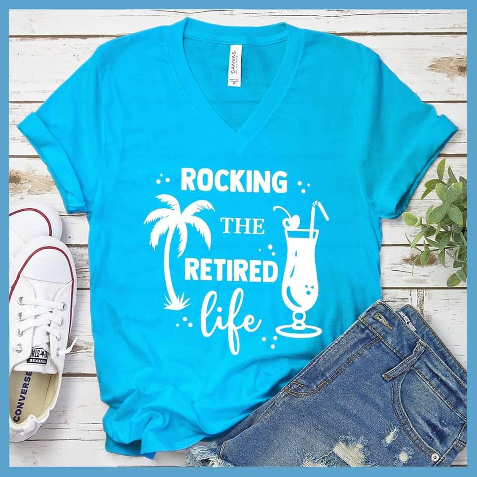 Rocking The Retired Life V-Neck - Brooke & Belle