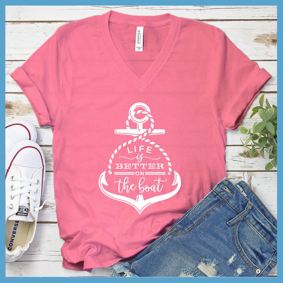 Life Is Better On The Boat V-neck - Brooke & Belle