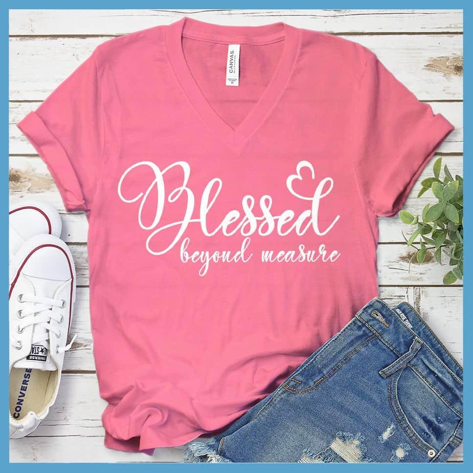 Blessed Beyond Measure V-Neck - Brooke & Belle