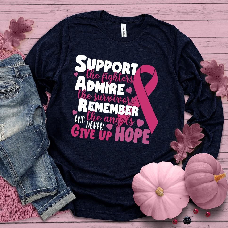 Never Give Up Hope Colored Edition Long Sleeves - Brooke & Belle