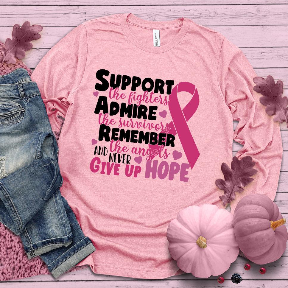 Never Give Up Hope Colored Edition Long Sleeves - Brooke & Belle