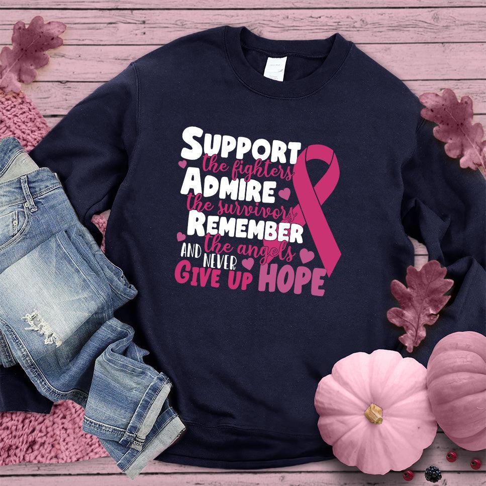 Never Give Up Hope Colored Edition Sweatshirt - Brooke & Belle