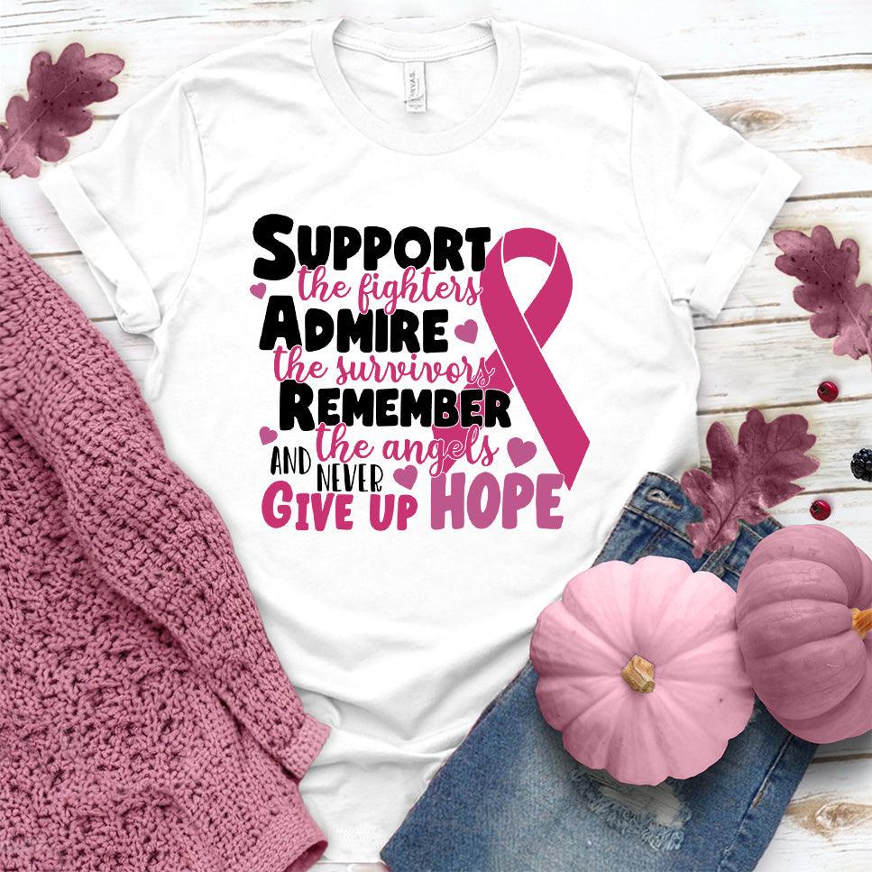 Never Give Up Hope Colored Edition T-Shirt - Brooke & Belle