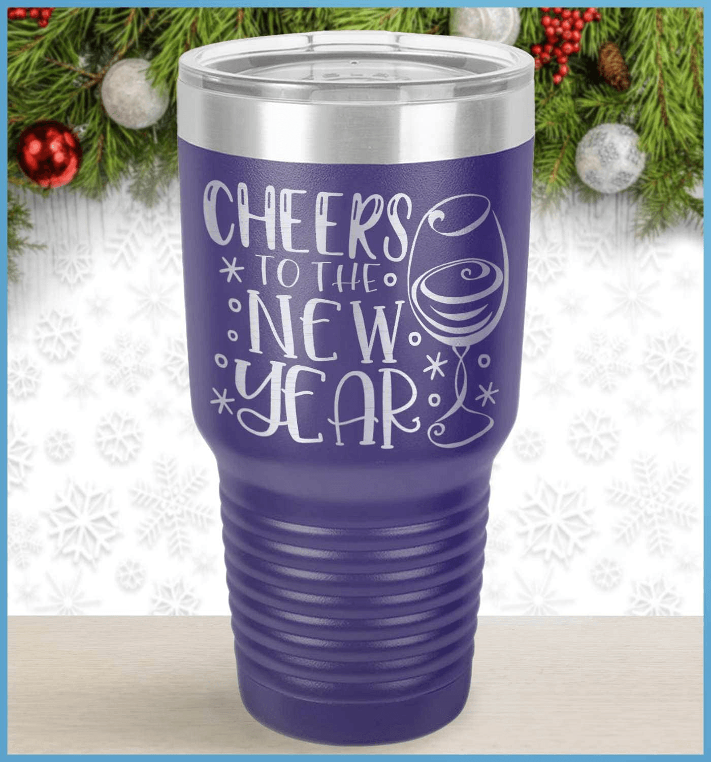 New Year's Tumbler: Cheers To The New Year! - Brooke & Belle