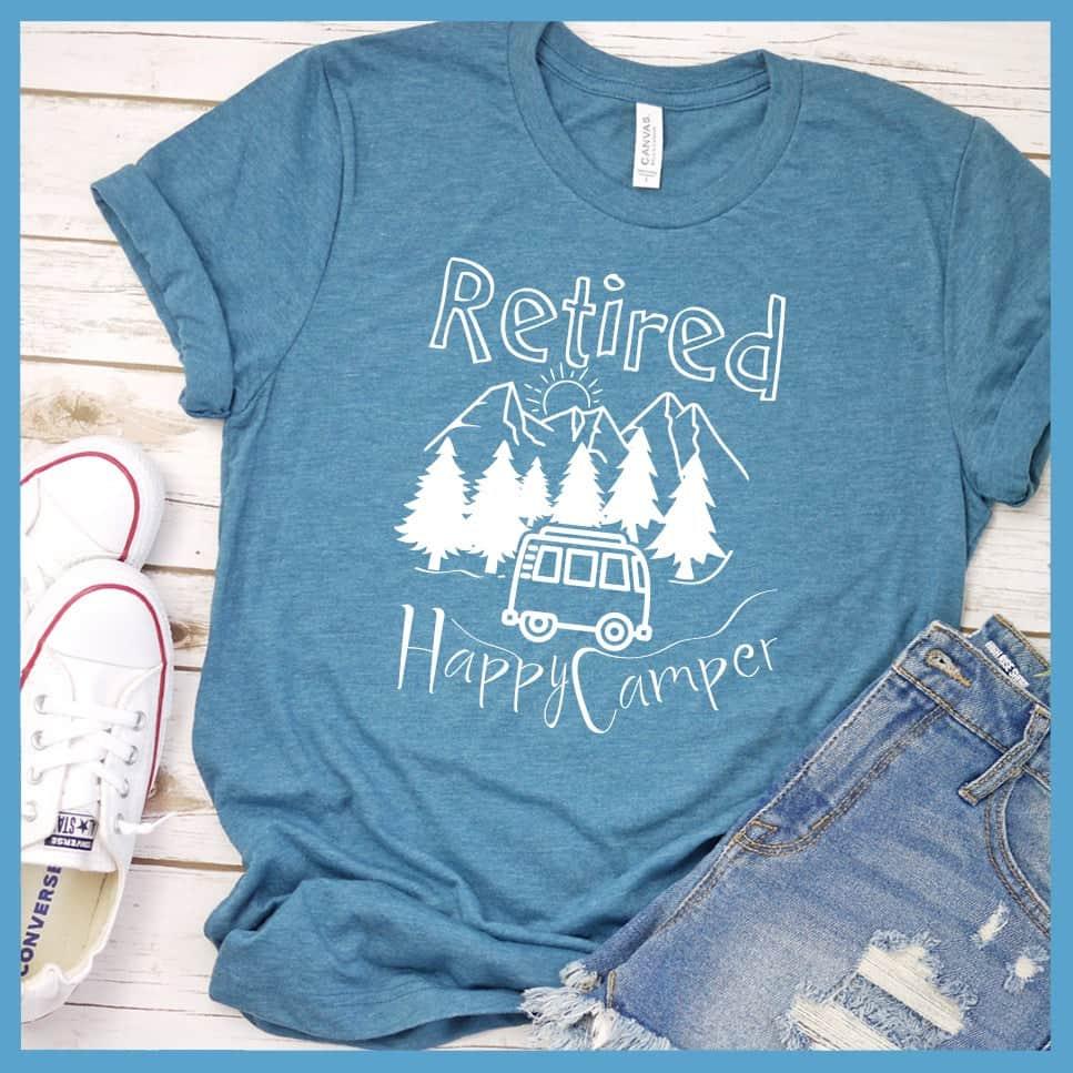 Retired Happy Camper T-Shirt - Brooke & Belle